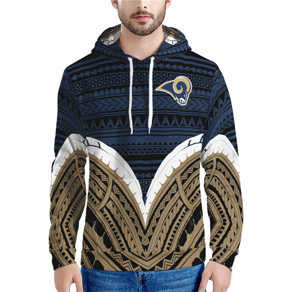 Men's Los Angeles Rams Navy Hoodie